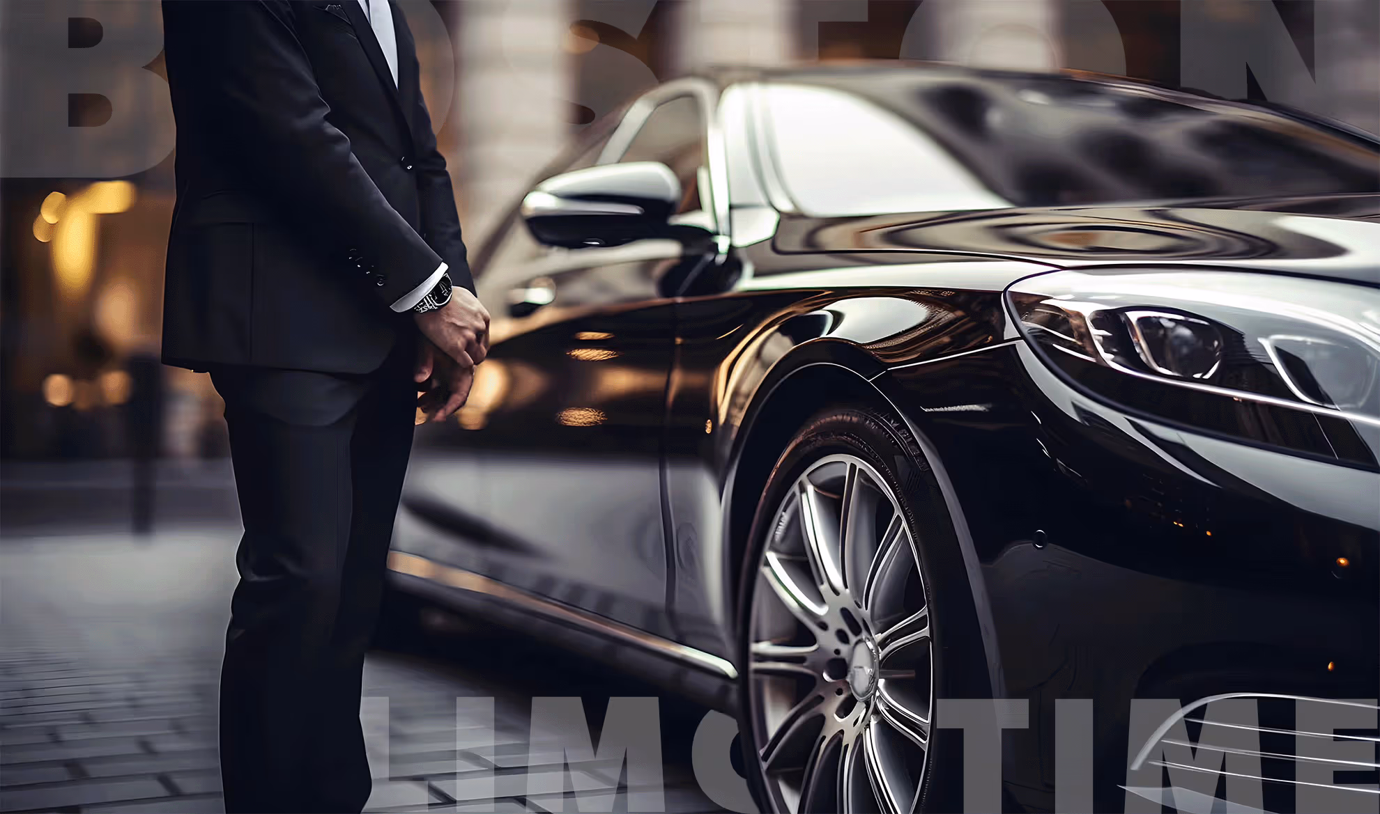 Boston limo service vehicle for airport and corporate travel